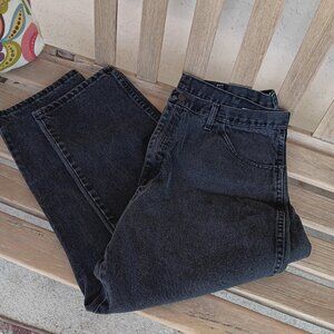 Rustler black jeans  40 x 30